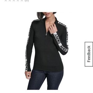 DKNY Black Logo Sweater